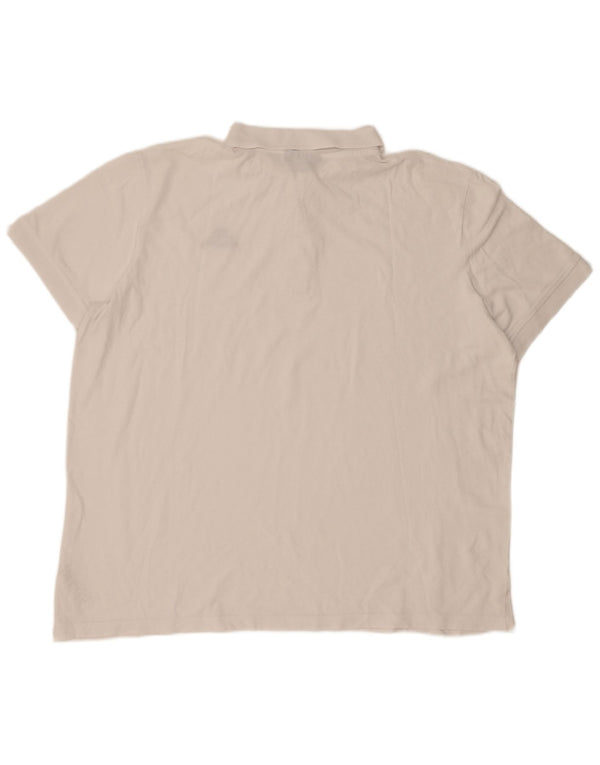 Kappa herre poloshirt 2XL hvid bomuld