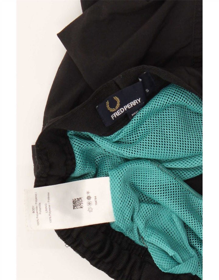 Fred Perry Badeshorts til mænd Små sorte polyamid
