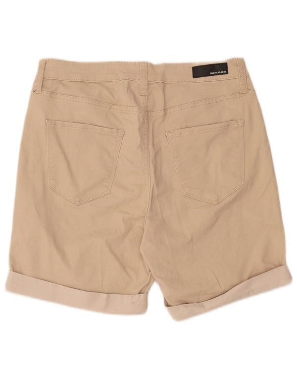 Dkny Dame Casual Shorts US 10 Large W32 Beige Bomuld