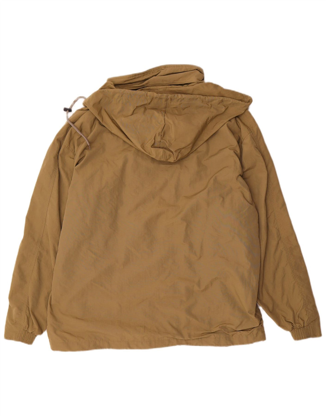 Diadora Herre Hætte Loose Fit Regnjakke UK 38 Medium Beige Polyamid