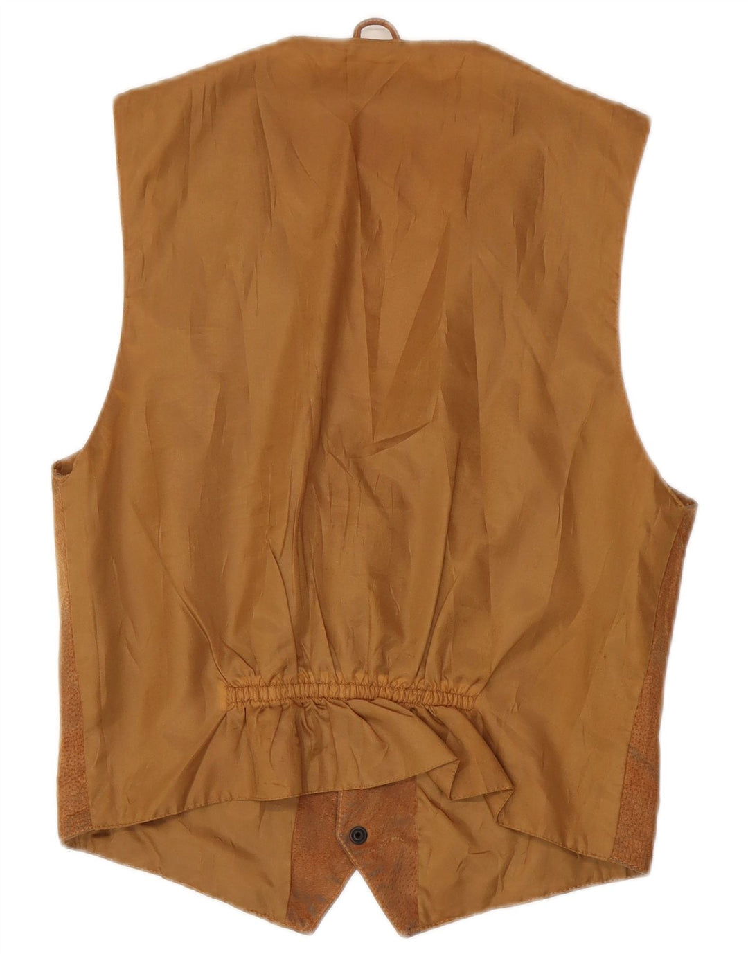 Vintage damevest UK 12 medium brunt læder