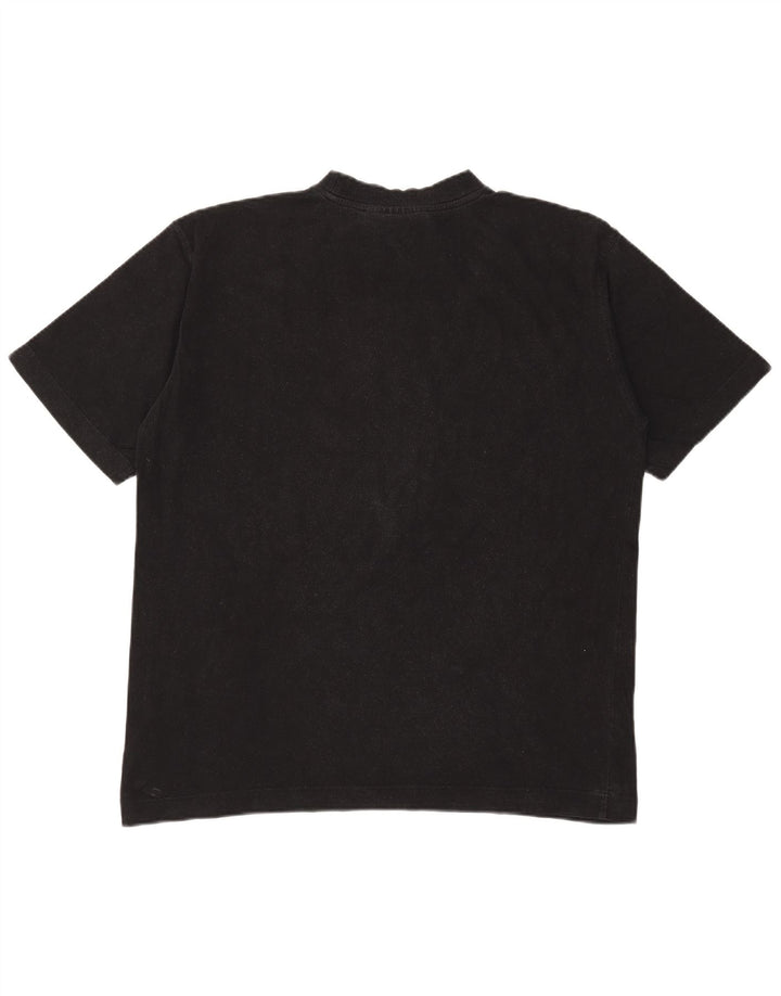 Puma Herre Grafisk T-Shirt Top Stor Sort Bomuld