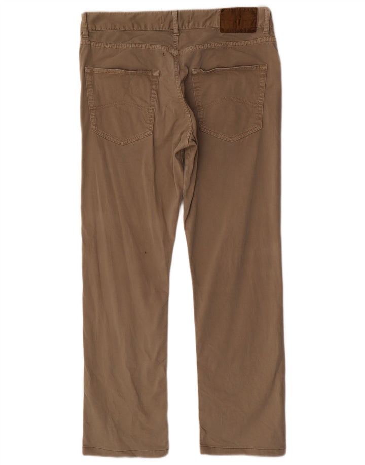 Marlboro Classics Straight Chino-bukser til mænd W34 L29 Beige