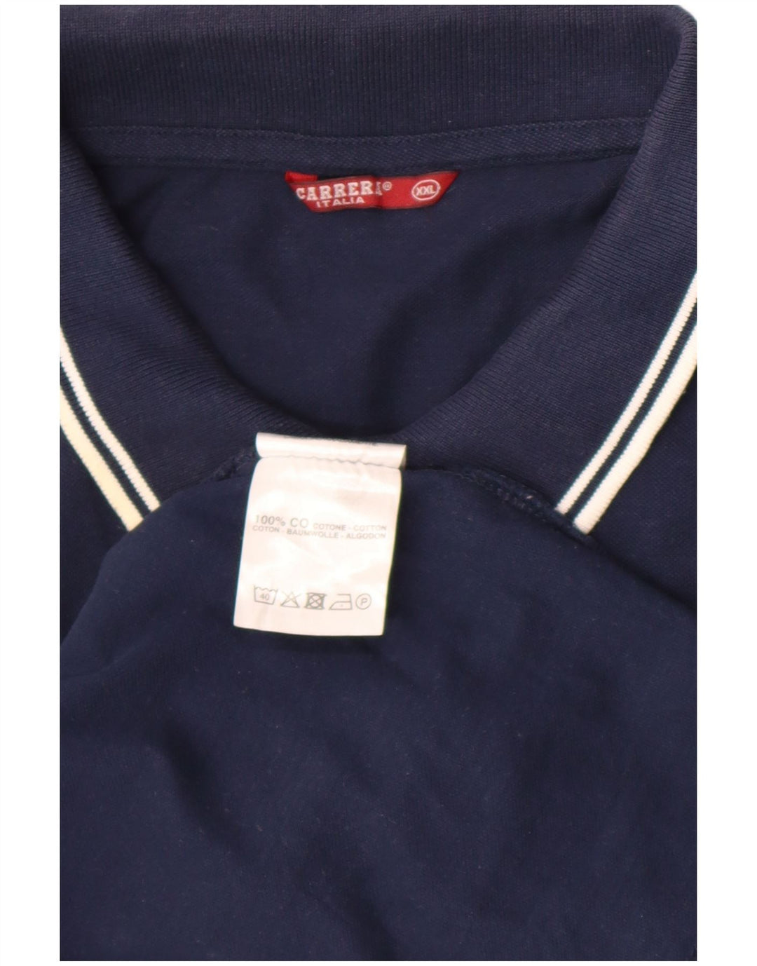 Carrera herre poloshirt 2XL marineblå bomuld