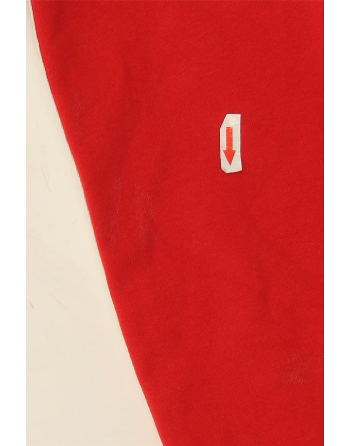 Nike grafisk sweatshirt til mænd 2XL Rød Colourblock Bomuld