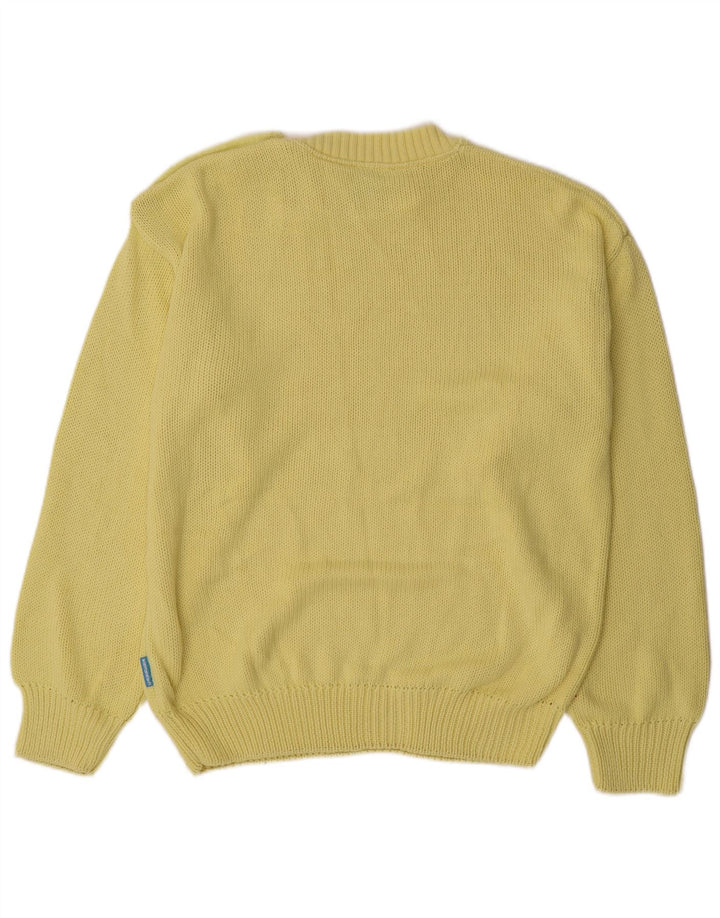 Carrera herre sweater med rund hals XL gul bomuld