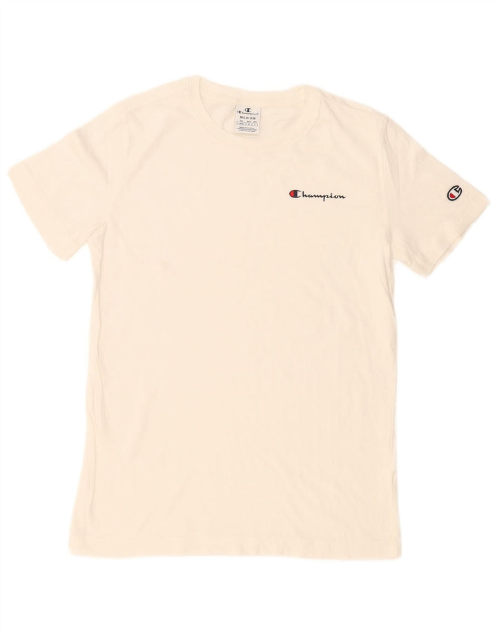 Champion Dame T-Shirt Top UK 12 Medium White