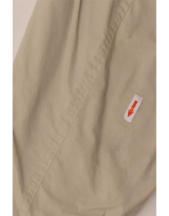 Vintage Bomber Jacket UK 38 Medium Beige Bomuld