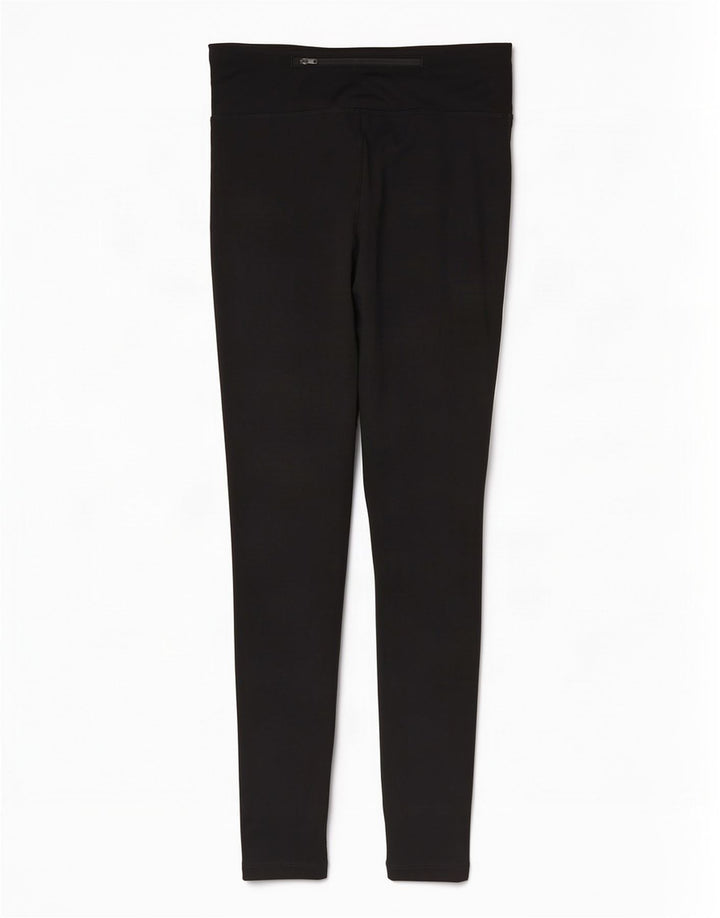 Nike Dame Dri Fit Grafiske Leggings UK 12 Medium Sort Polyester