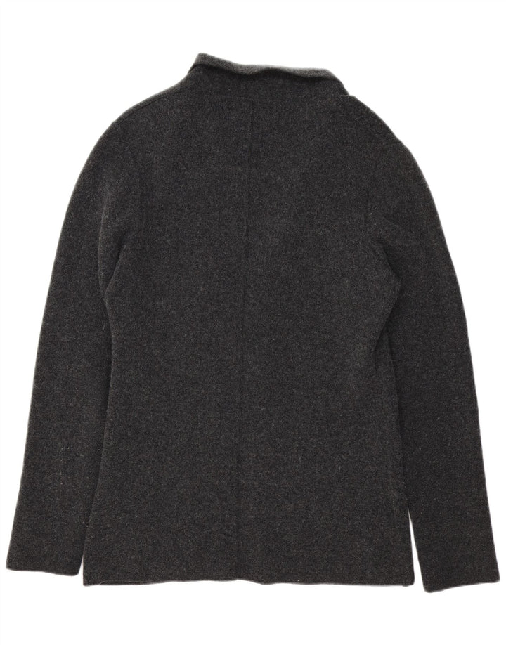 Liu Jo Herre 3 knap strikket blazerjakke UK 42 XL Grå uld