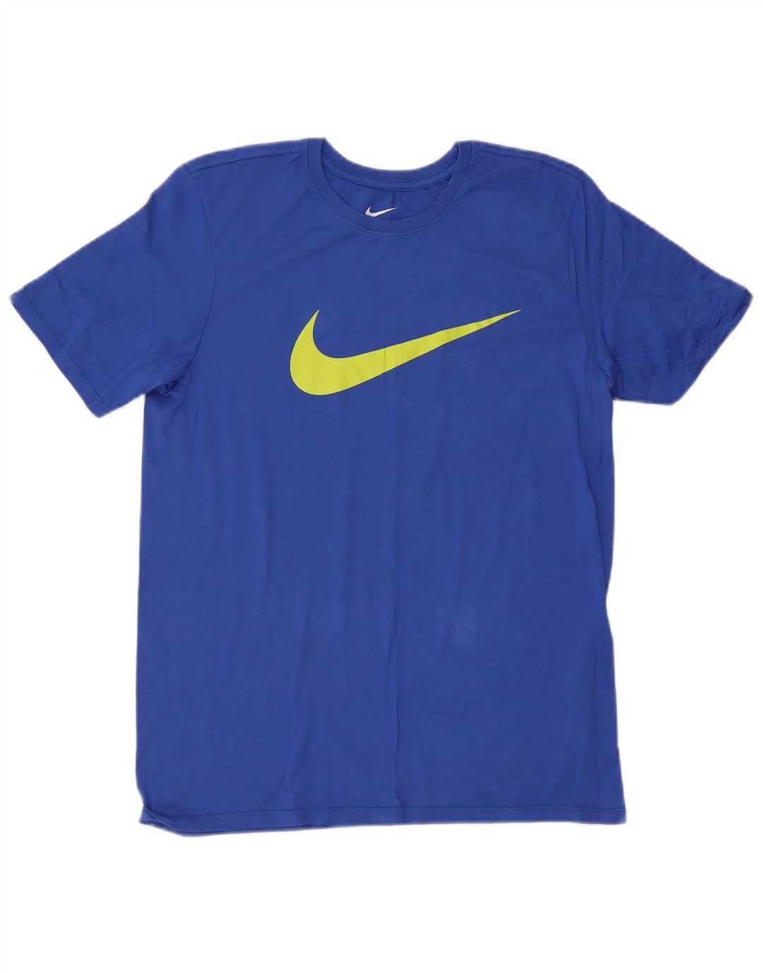 Nike Herre Athletic Fit Grafisk T-shirt Top Medium Blue