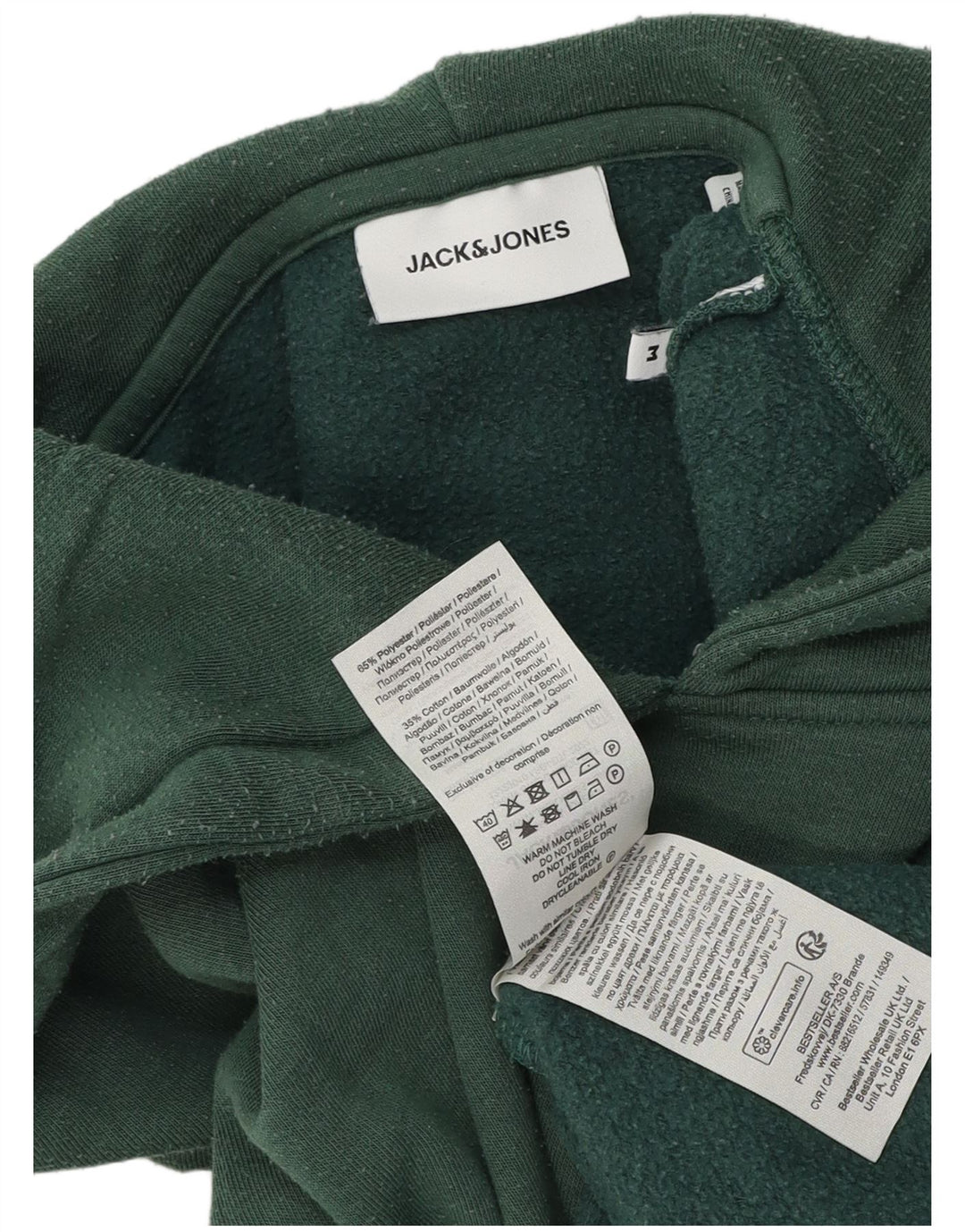 Jack & Jones Herre hættetrøje Jumper Medium Grøn Bomuld