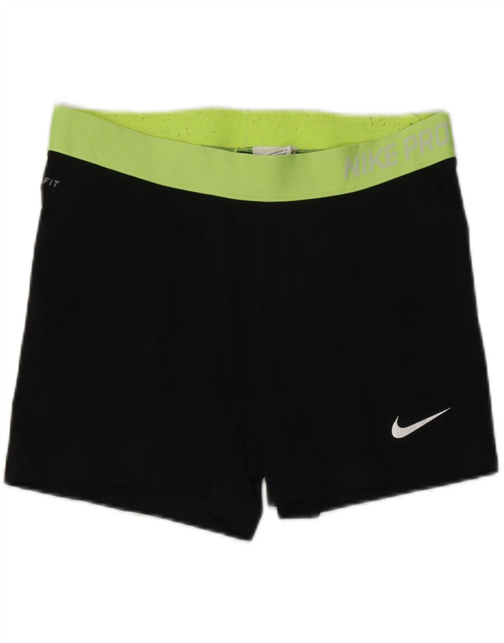 NIKE Womens Graphic Sport Shorts UK 18 XL Black Polyester Vintage Nike and Second-Hand Nike from Messina Hembry 