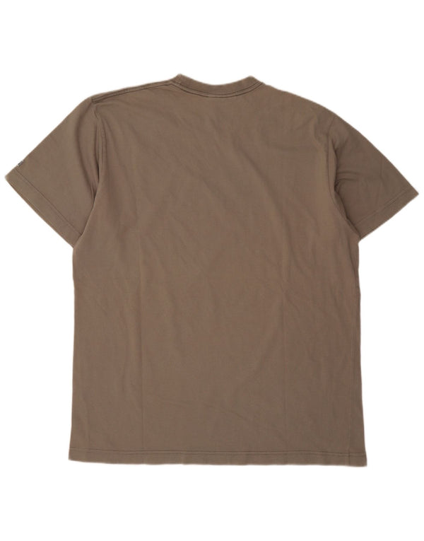 Gas Herre Grafisk T-Shirt Top 2XL Grå Bomuld