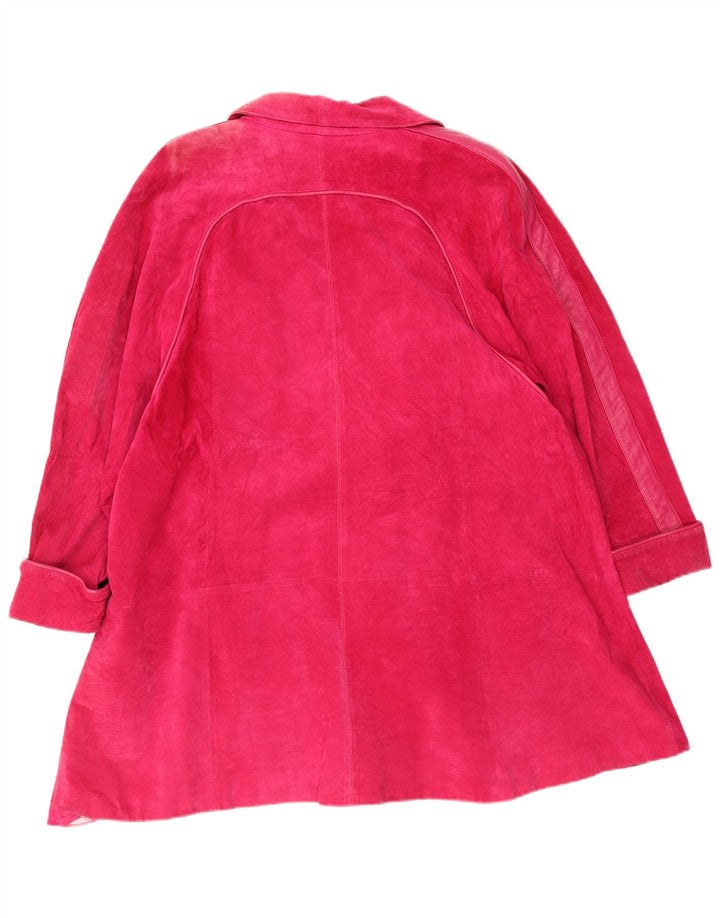 Giorgio Mobiani Dame Ruskind Overfrakke UK 18 XL Pink