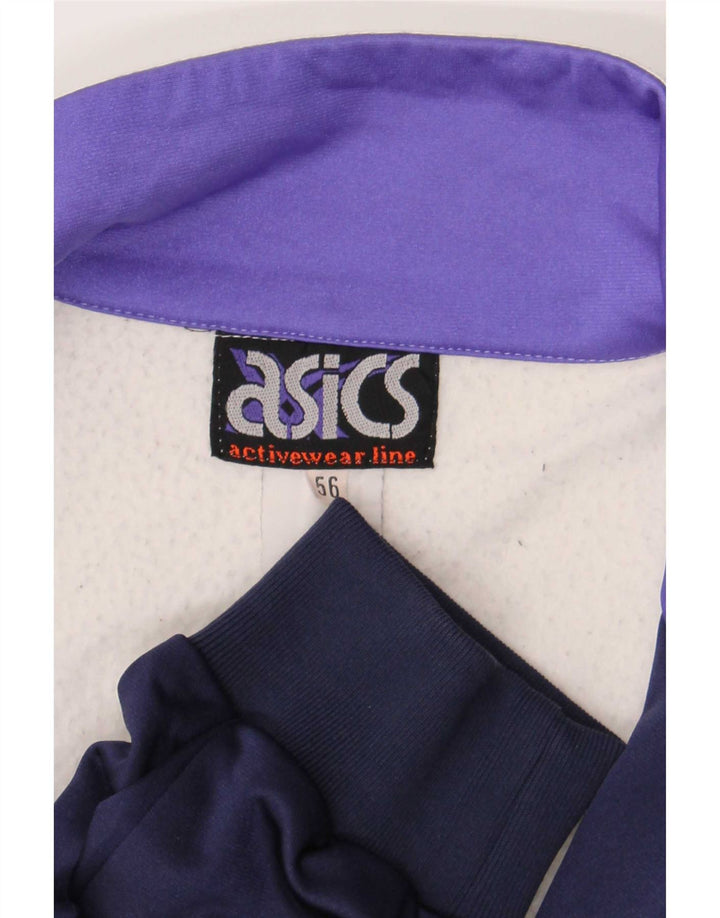 Asics Herre grafisk træningsdragt Topjakke IT 56 XL Navy Blue Colourblock