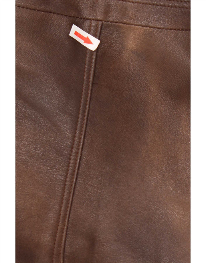 Vintage herre læderjakke UK 38 Medium Brown