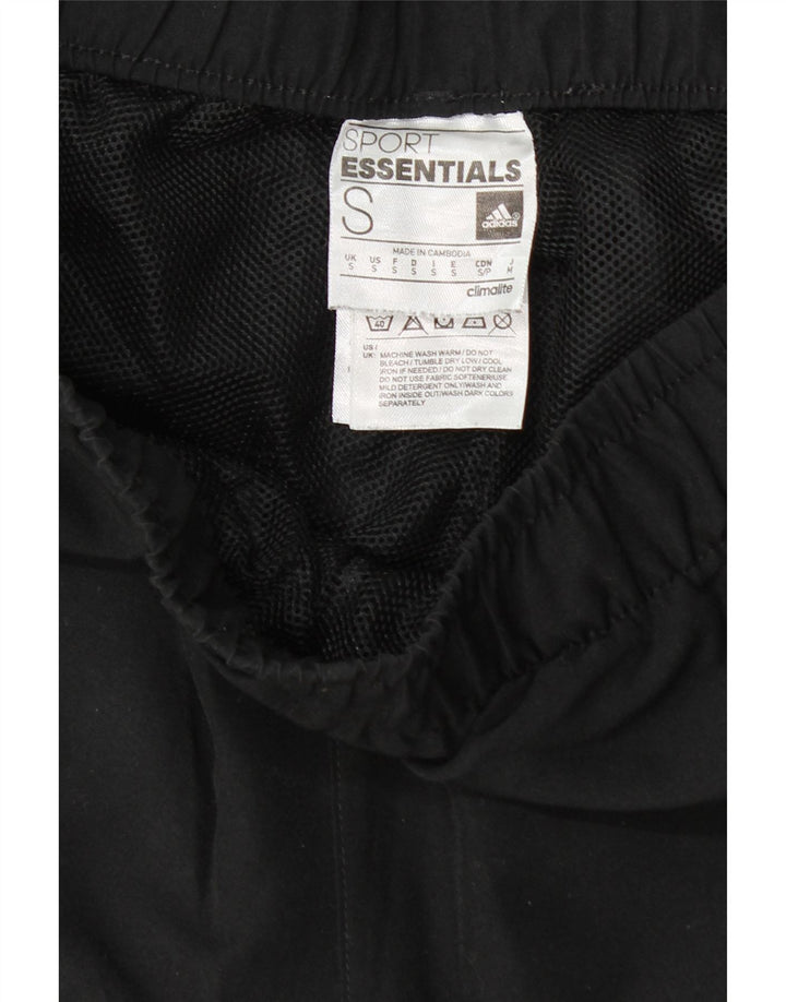 Adidas Womens Climalite Sports Shorts UK 10 Small Black Polyester