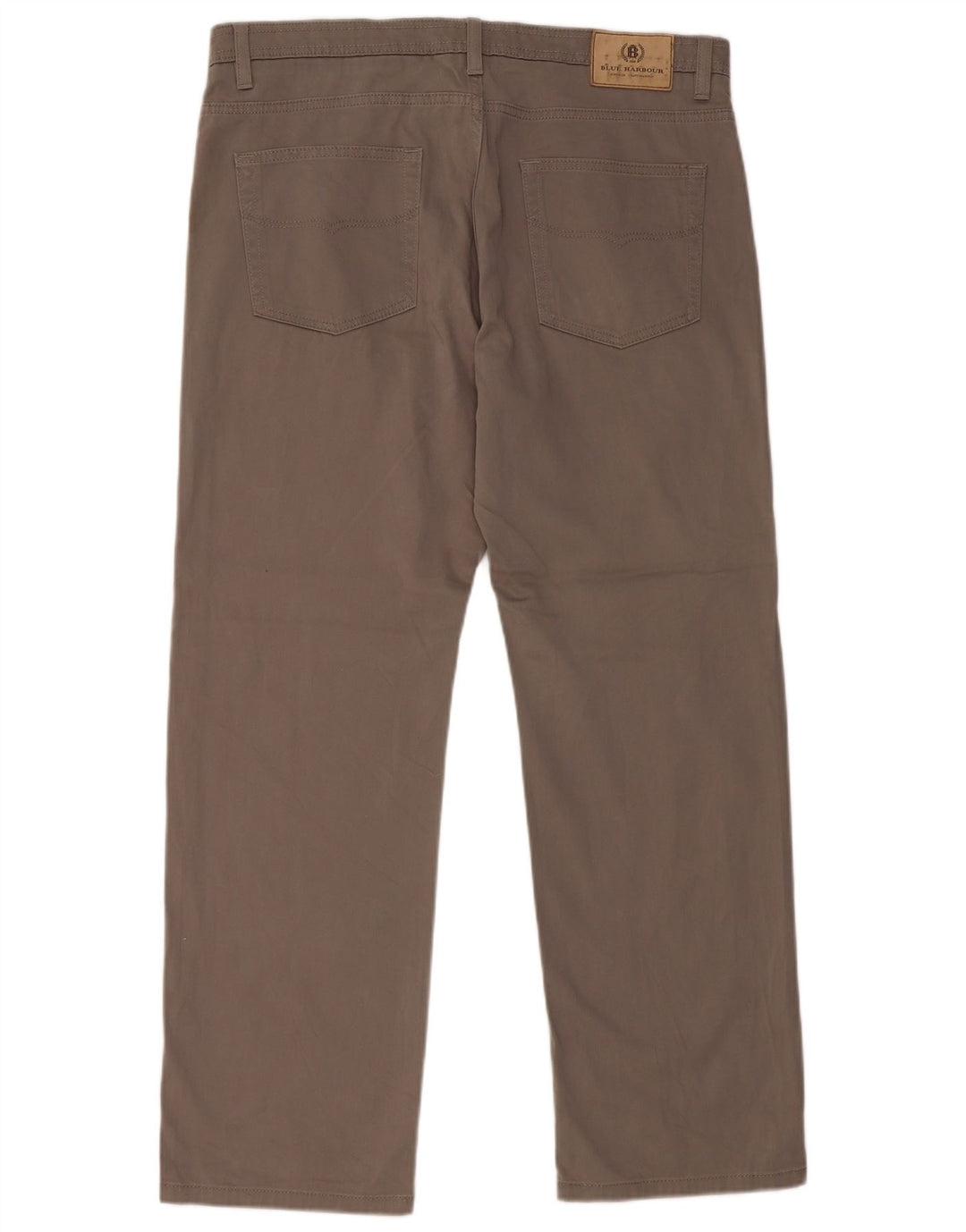 Marks & Spencer Herre Blue Harbor Straight Casual Bukser W36 L29 Grå