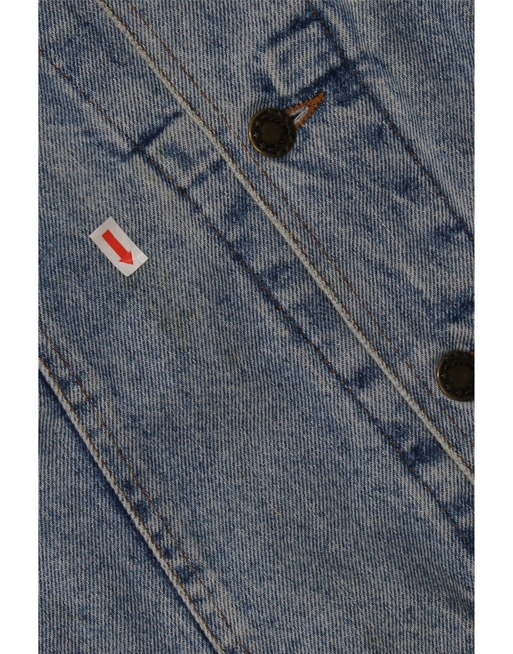Vintage Herre denimjakke UK 38 Medium Blue Cotton