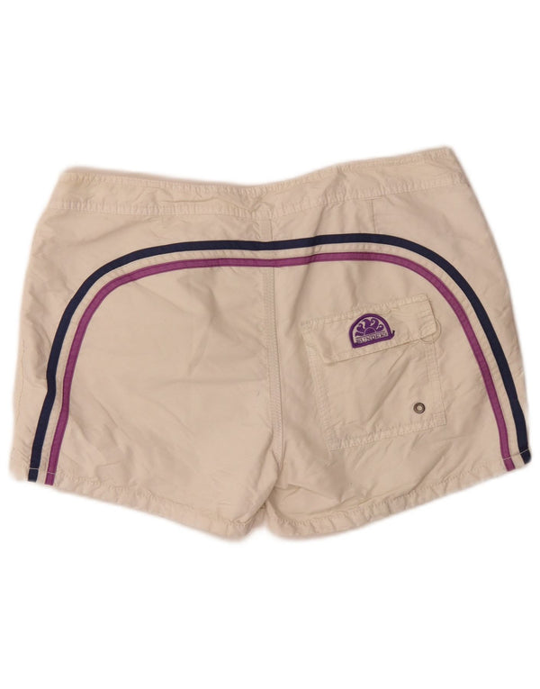 Sundek Herre badeshorts Large Off White Colourblock Polyester