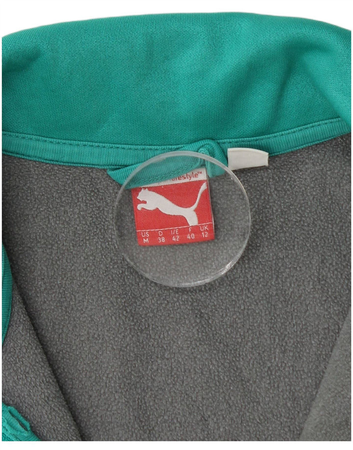 PUMA træningsdragt topjakke til kvinder UK 12 mellemgrå polyester