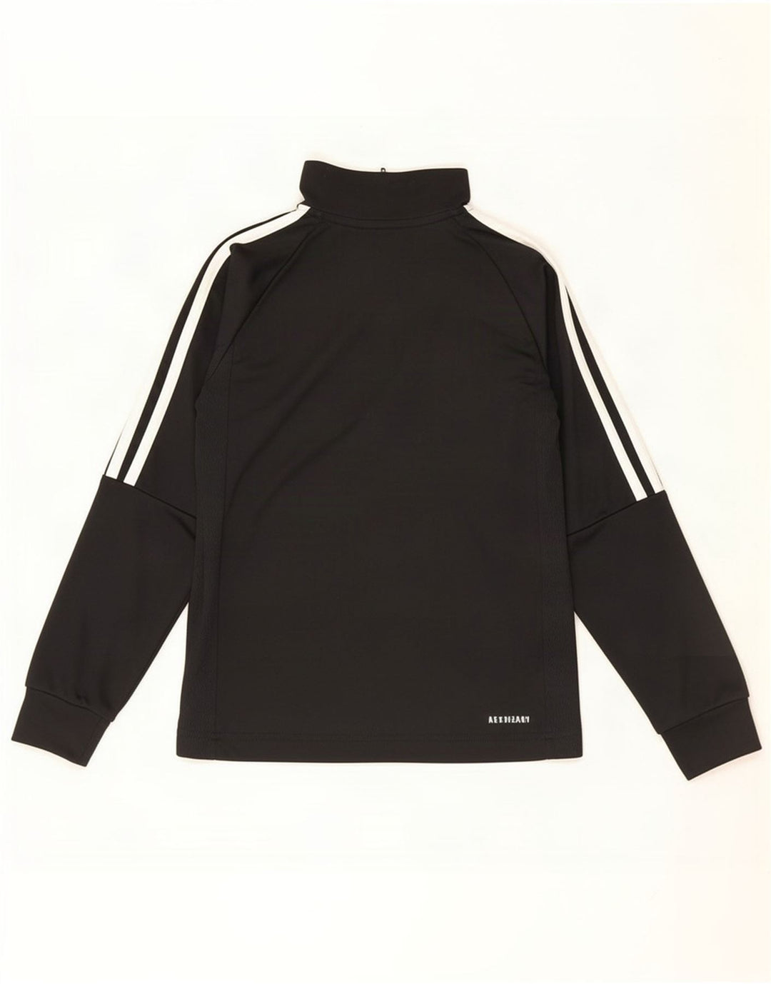 Adidas Boys Aeroready Pullover med lynlås-hals træningsdragt Top 9-10 år Sort