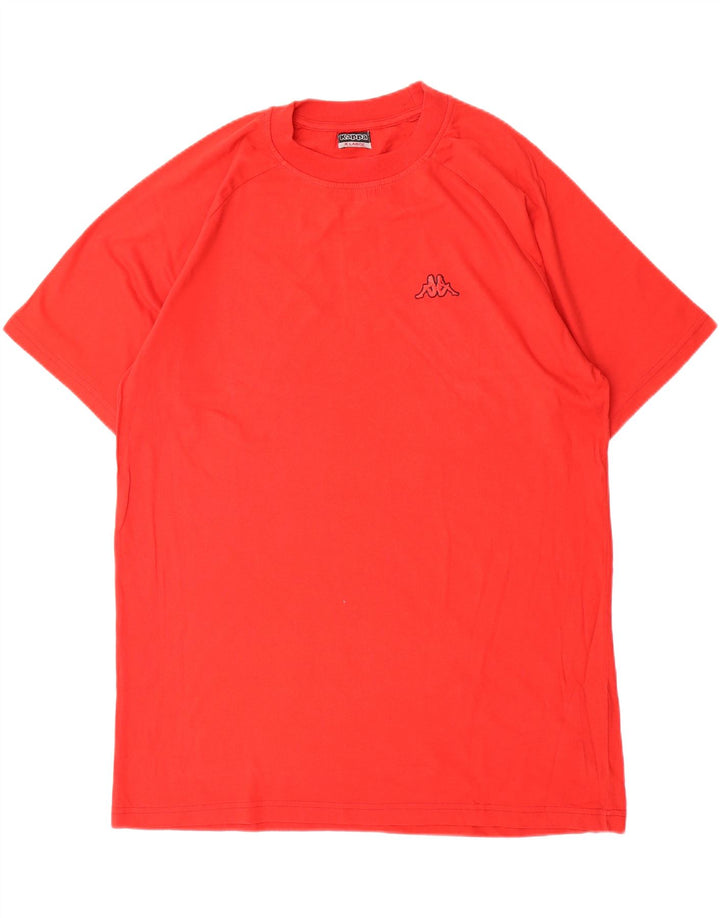 KAPPA Herre T-Shirt Top XL Rød Bomuld