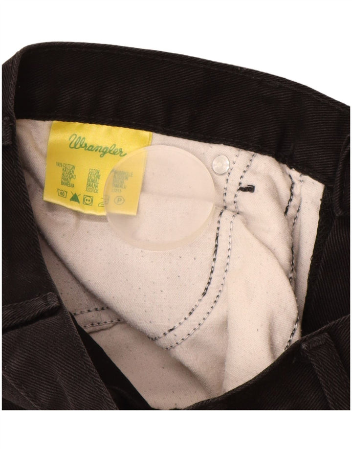 WRANGLER Herre Texas Straight Jeans W34 L32 Sort Bomuld