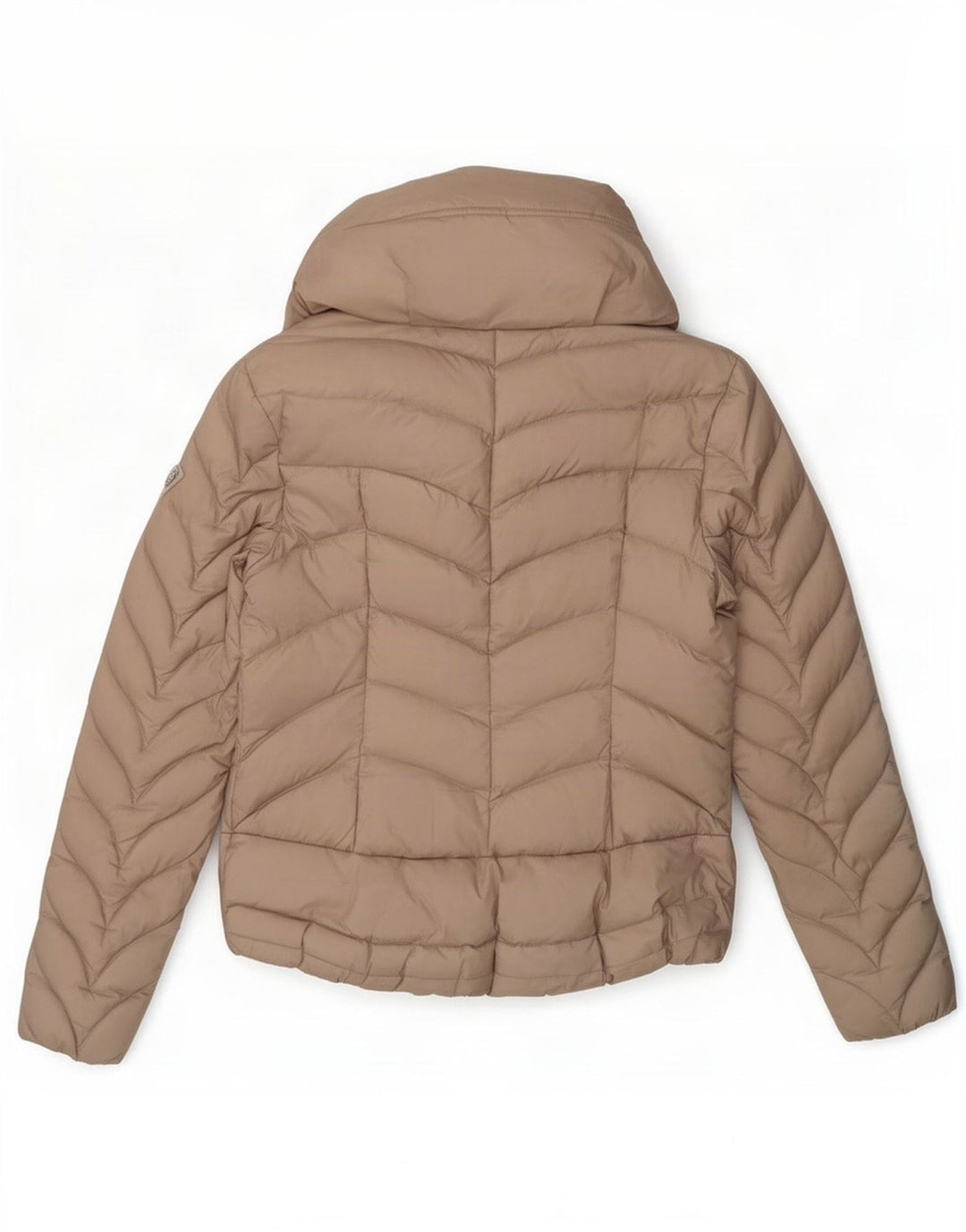 Guess polstret jakke til kvinder UK 12 Medium Beige Polyamid