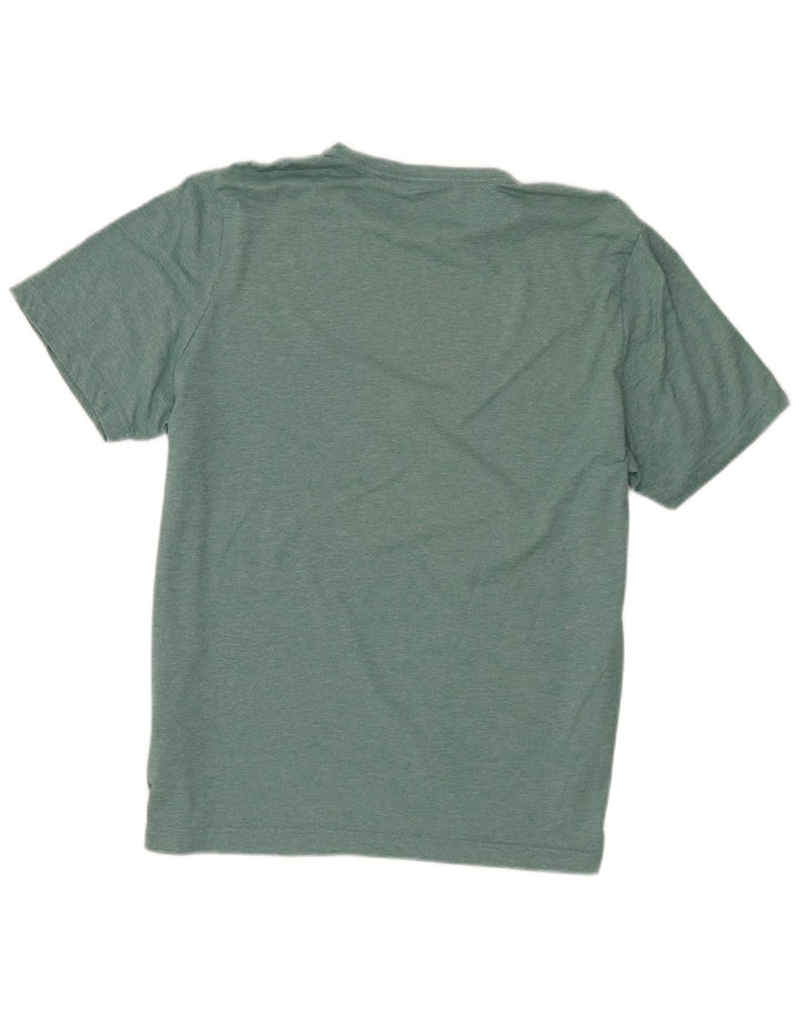 Puma Herre grafisk T-shirt Top Stor Grøn Flecked Polyester