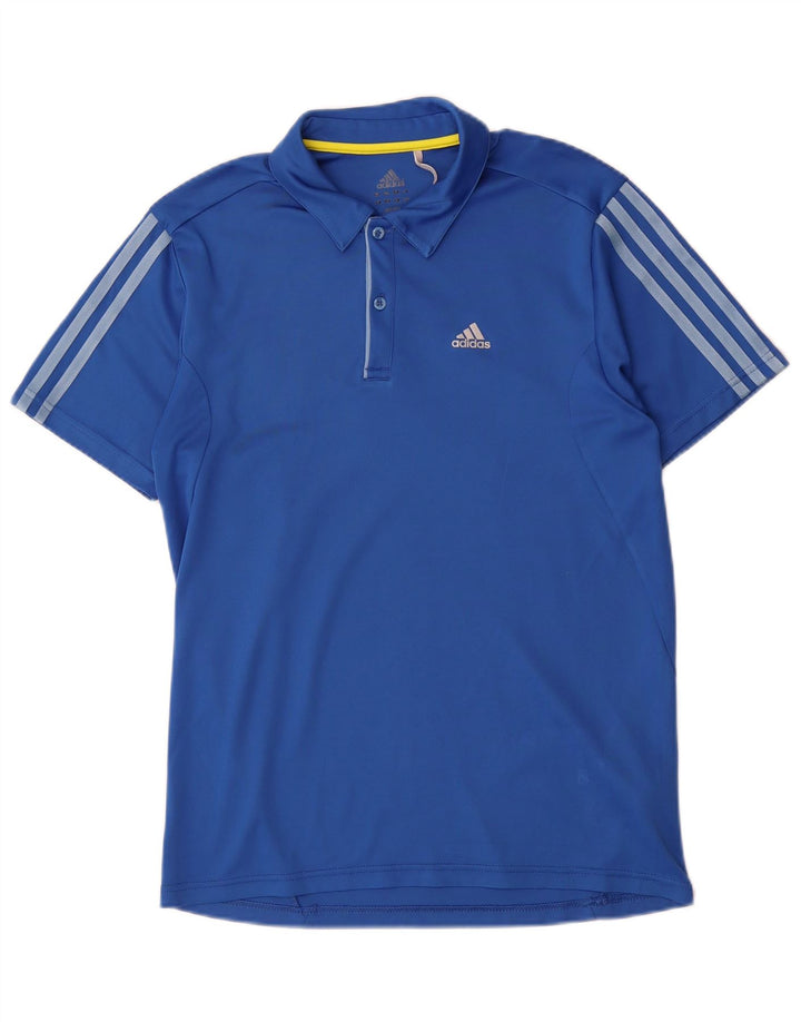 Adidas Herre Climalite Polo Shirt Lille blå polyester