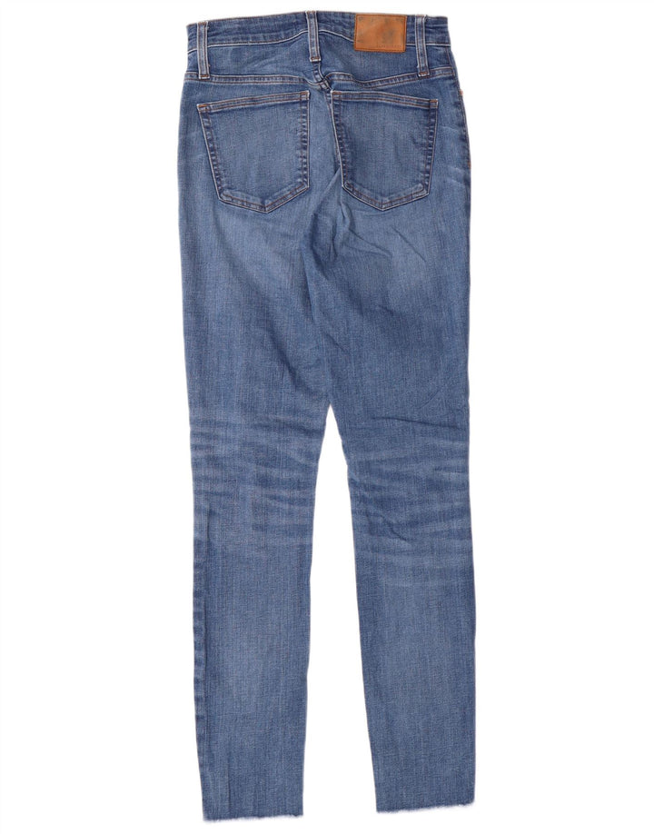 J. CREW Kvinder Distressed Skinny Jeans W27 L30 Blå