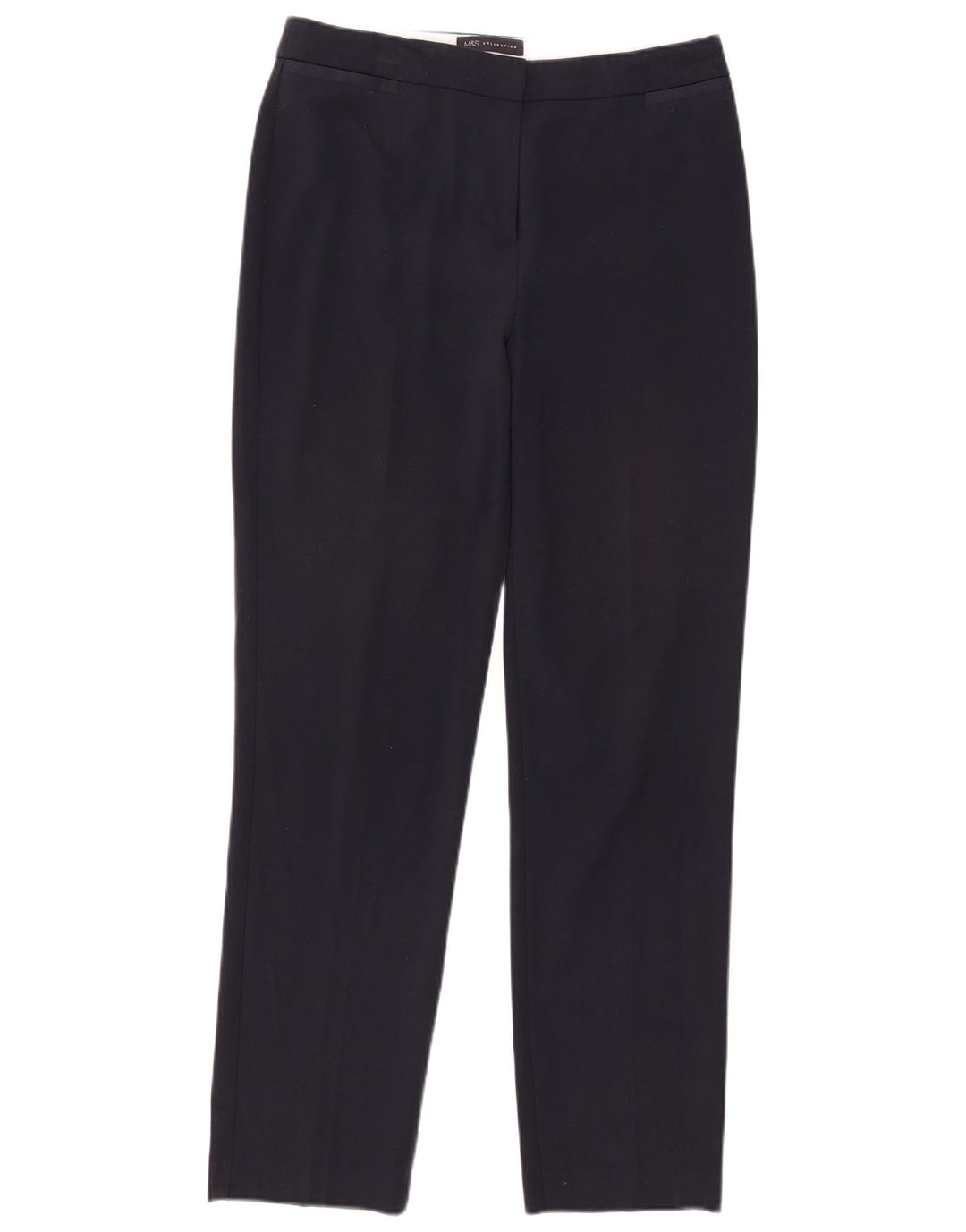 Marks & Spencer Dame Slim Suit Bukser UK 12 Medium W32 L31 Navy Blue