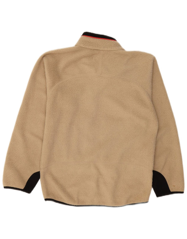 FILA Fleecejakke til mænd UK 36 Small Beige Colourblock Polyester