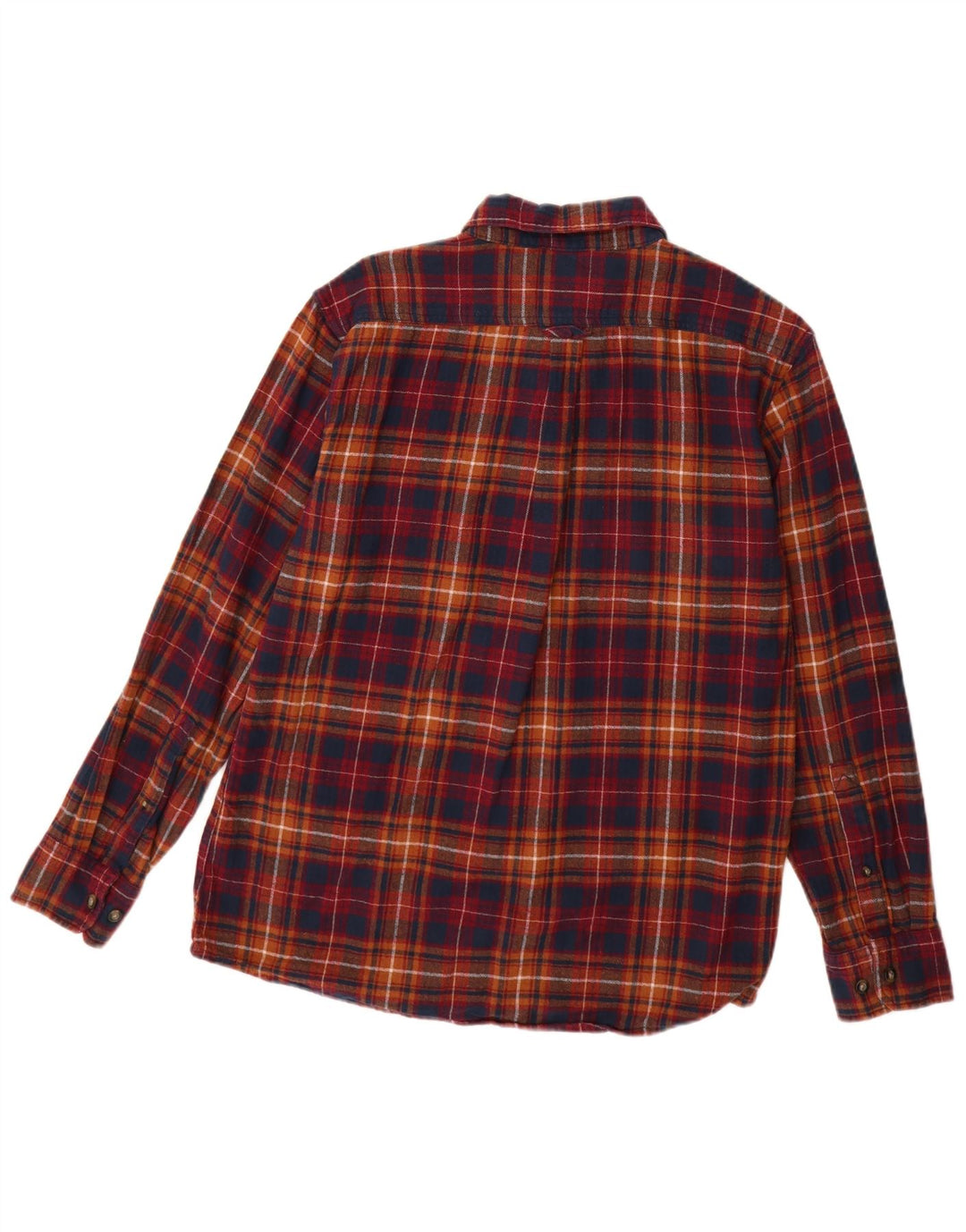EDDIE BAUER Flanellskjorte til mænd Medium flerfarvet ternet bomuld