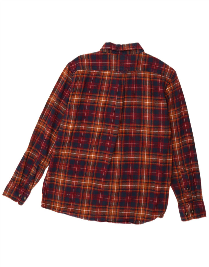 EDDIE BAUER Flanellskjorte til mænd Medium flerfarvet ternet bomuld