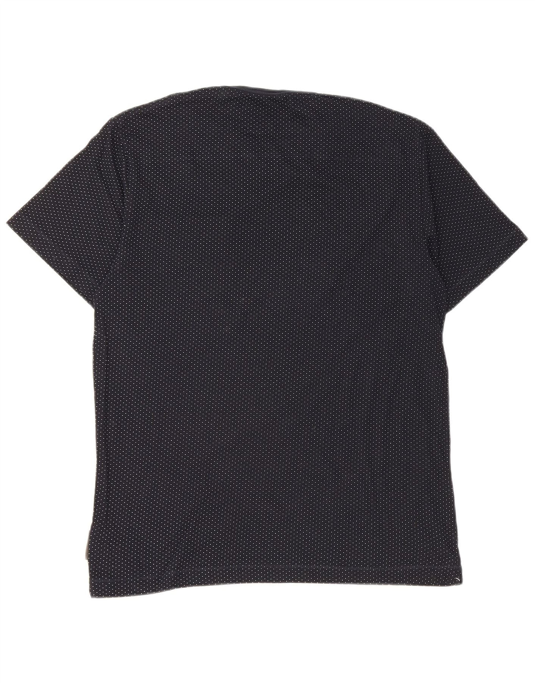 French Connection Herre T-Shirt Top Medium Marineblå Plettet Bomuld