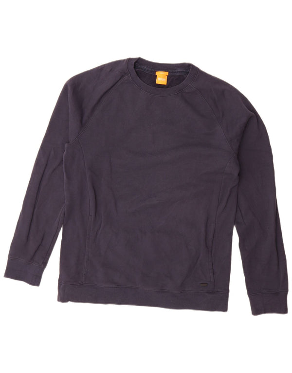 Hugo Boss Herre Sweatshirt Jumper XL Marineblå