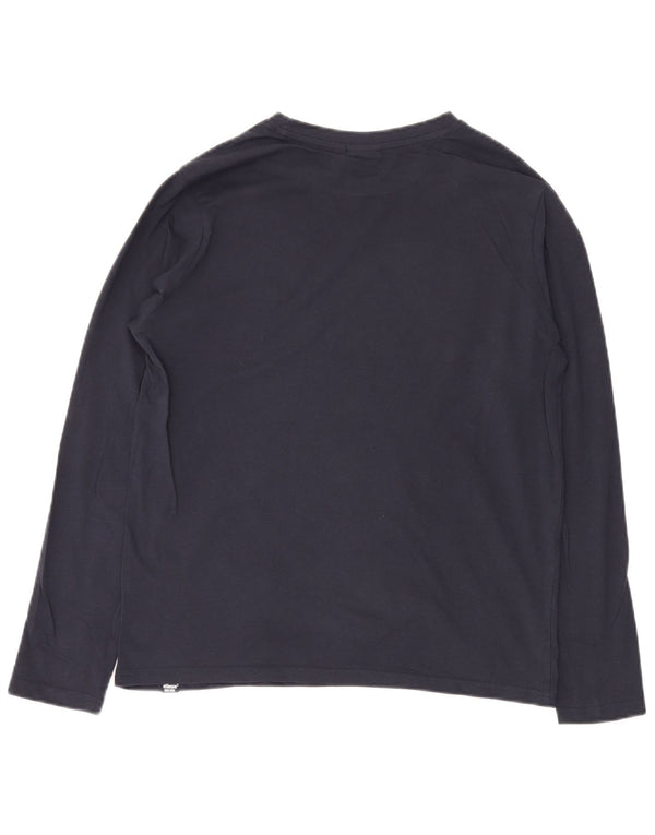 Ellesse Herre Top Langærmet Medium Marineblå Bomuld