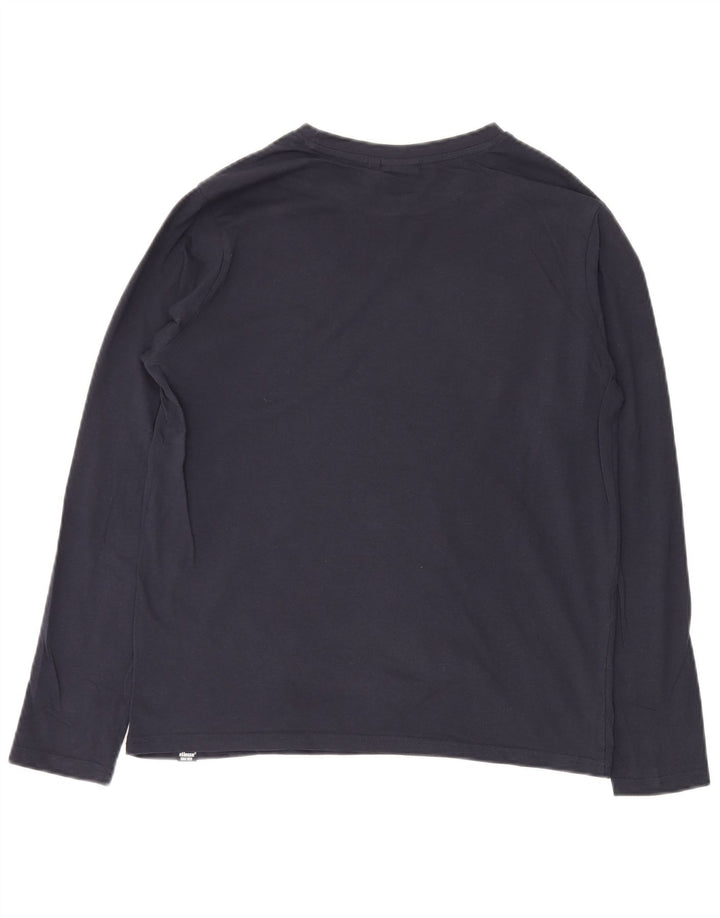 Ellesse Herre Top Langærmet Medium Marineblå Bomuld