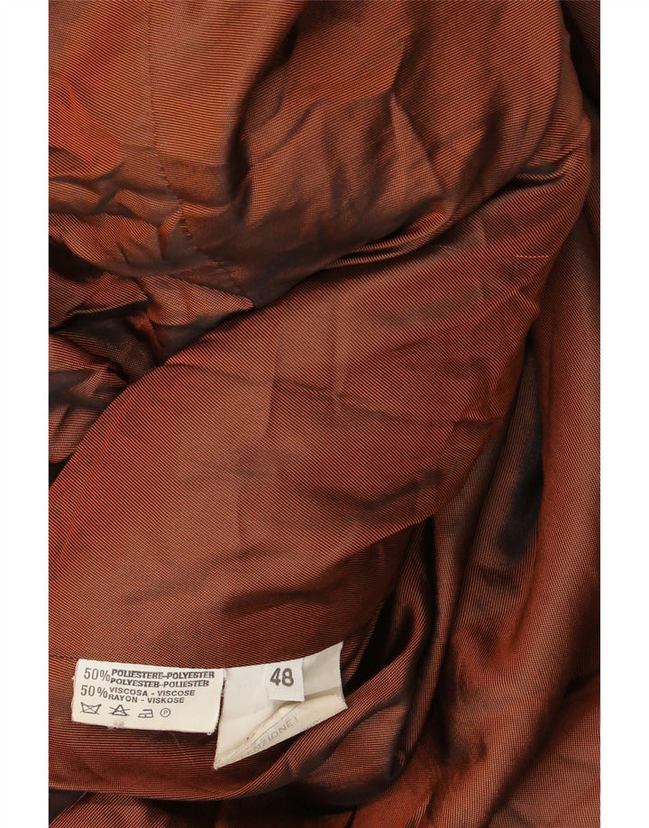 VINTAGE Womens Faux Fur Overcoat EU 48 2XL Brown Polyester Vintage Vintage and Second-Hand Vintage from Messina Hembry 