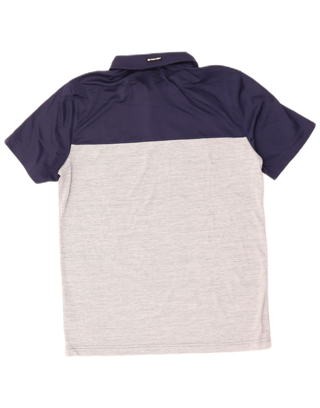 PUMA Poloshirt til mænd Stor marineblå Colourblock Polyester
