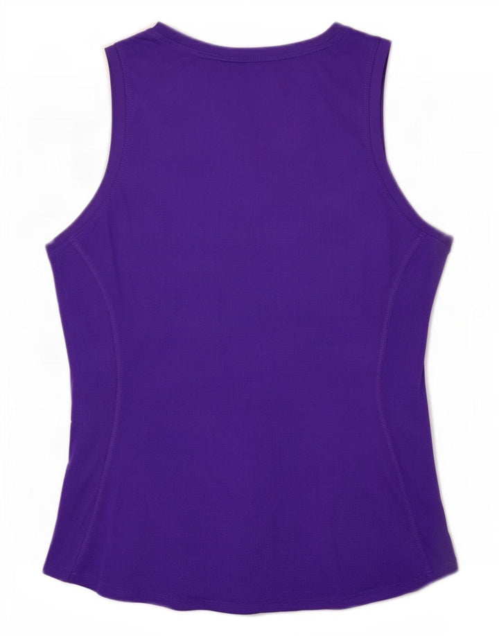 Nike Dame Dri Fit Vest Top UK 14 Large Purple Polyester