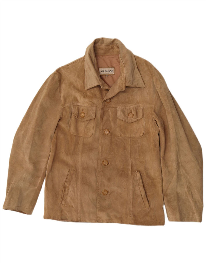 Terranova Herre ruskindsjakke UK 38 Medium Beige