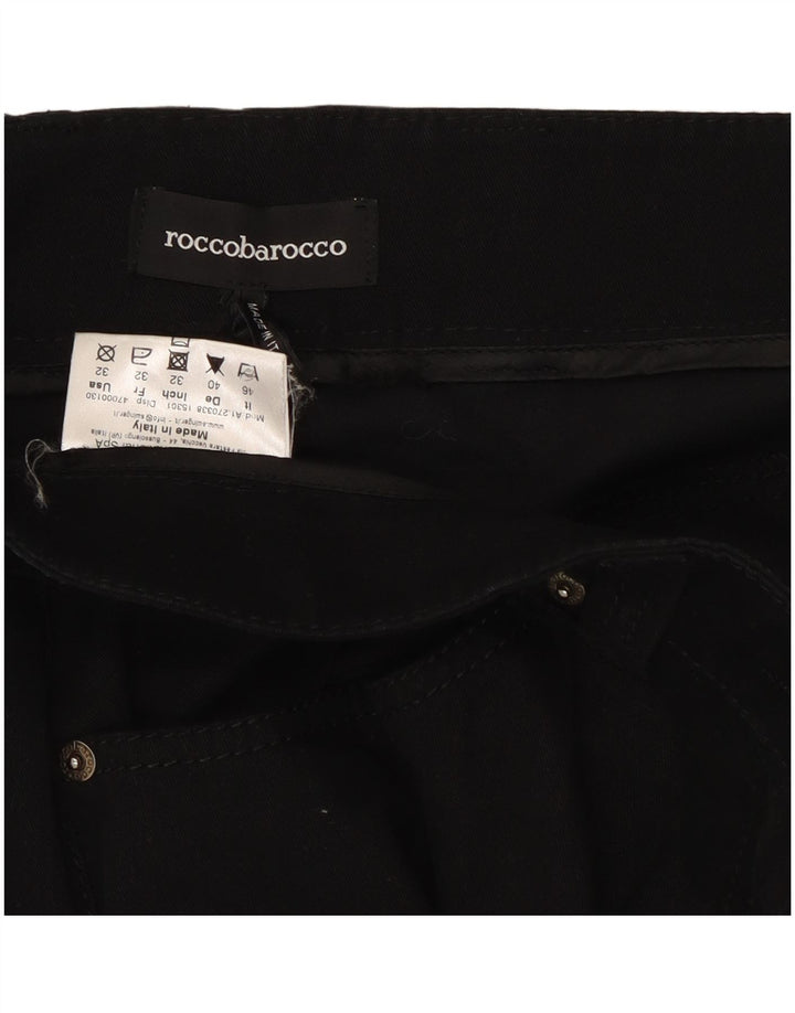 Roccobarocco Dame Bootcut Jeans W32 L32 Sort Bomuld