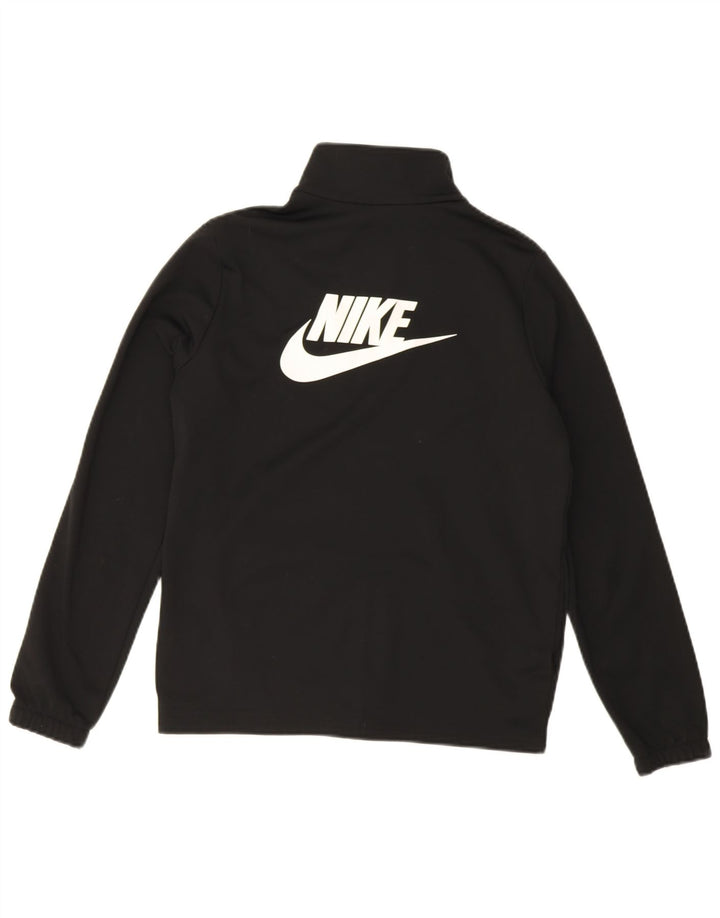 Nike drenge grafisk træningsdragt topjakke 13-14 år XL sort polyester