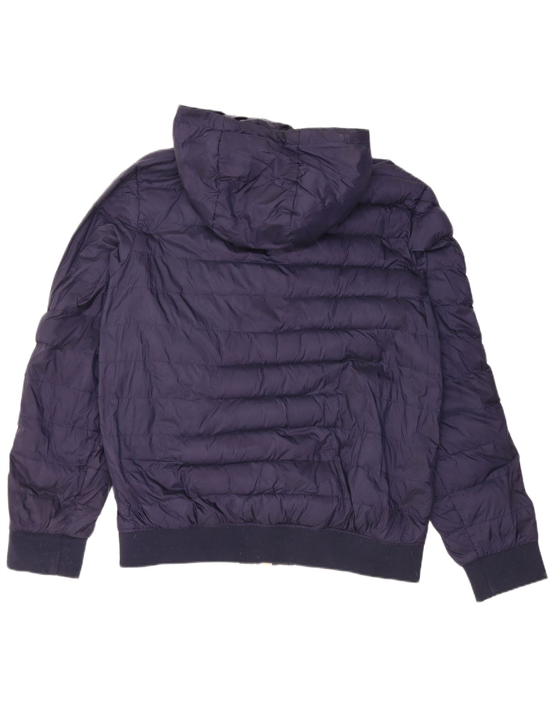 Ellesse Herre Hooded Padded Jacket UK 40 Large Navy Blue Nylon