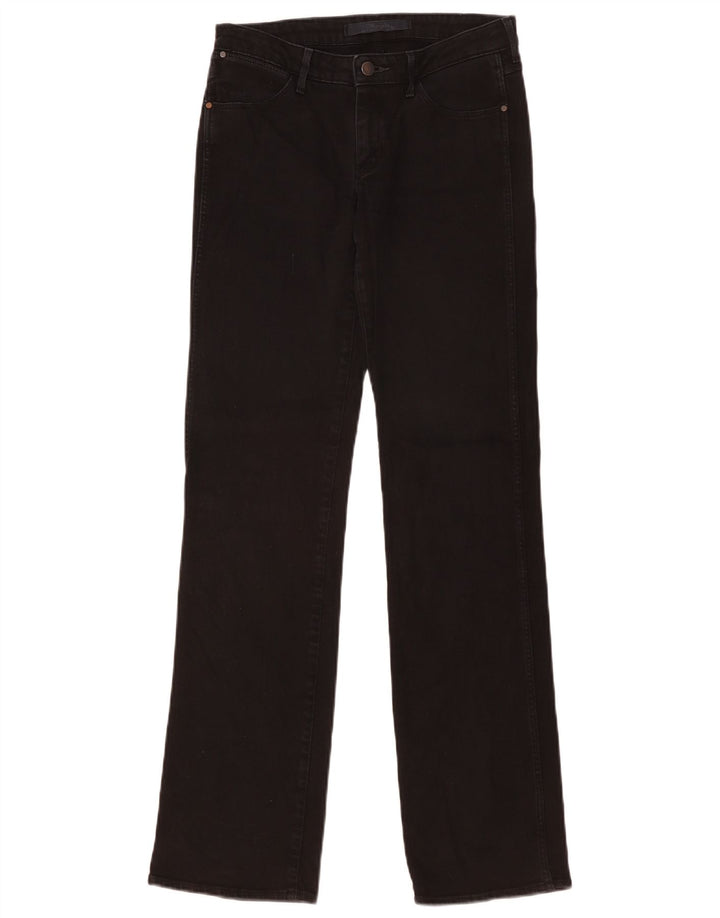 Wrangler Dame Sara Straight Jeans W28 L34 Sort Bomuld