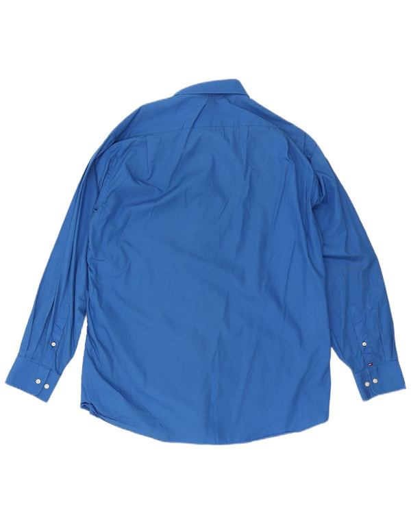Tommy Hilfiger Herre Regular Fit skjorte str. 16 1/2 Large Blue